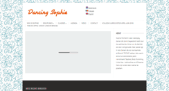 Desktop Screenshot of dancingsophie.be